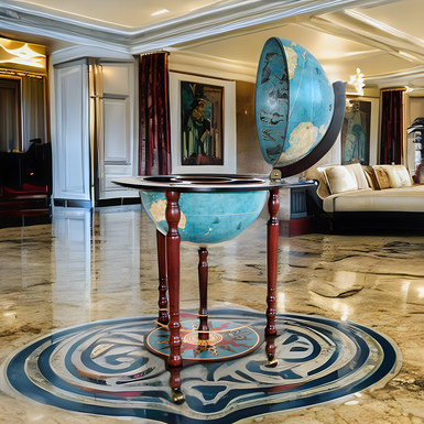 Exclusive globe-bar "Da Vinci" from Zoffoli Srl