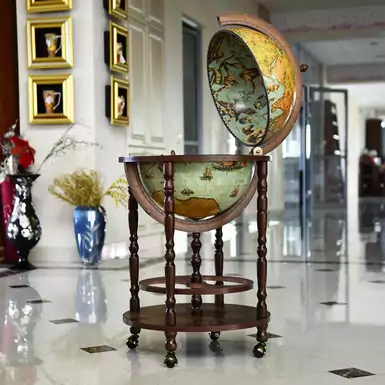 Floor globe-bar "Minevra" from Zoffoli Srl