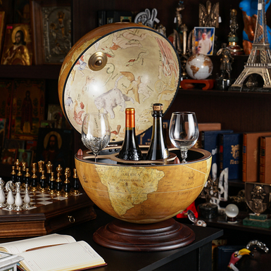 Table globe-bar "Galileo" from Zoffoli Srl