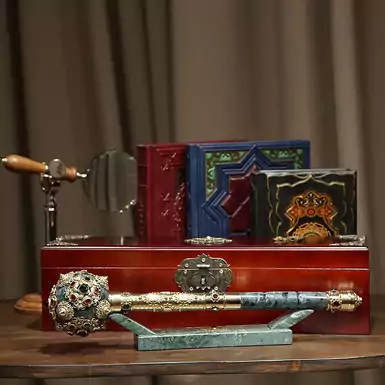 Marble mace with a secret