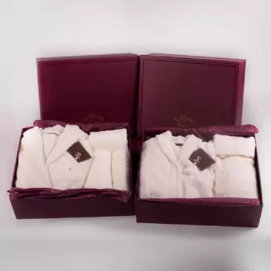 Family set with bathrobes from Vincent Devois