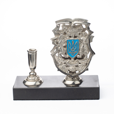 Original desktop set "Card holder and pen holder" from the Ozyumenko brothers