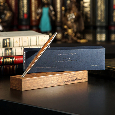 Eternal pencil Cambiano Matte Black PF with stand by Pininfarina