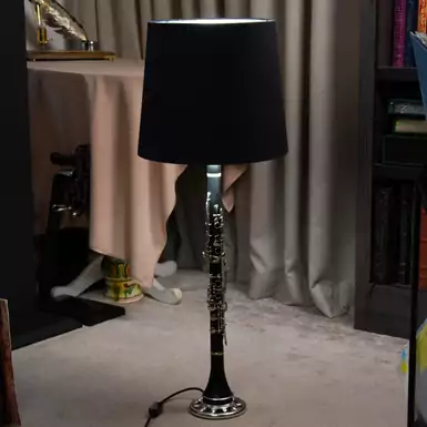Table lamp "Clarinet" (silver)
