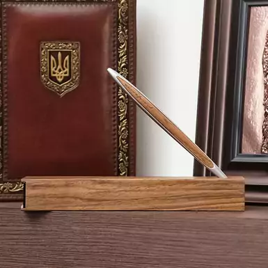 Eternal pencil Cambiano Classic Aluminium Walnut by Pininfarina 