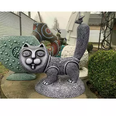 Garden sculpture «Paradise cat» from Vyacheslav Didkovsky