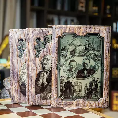 Illustrated books by I. Ilf and E. Petrov "Twelve Chairs" and "Golden Calf" 