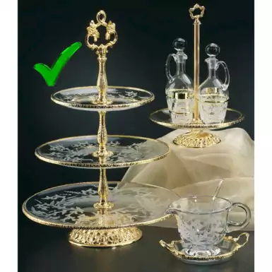 Crystal fruit bowl by Cre Art