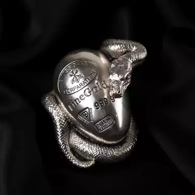 Figurine "Silver Snake"