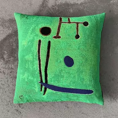 Pillowcase "Joan Miro Ferra - The bird in space 1960" (45x45 cm) by Jules Pansu