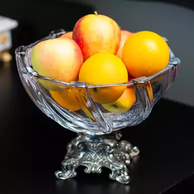 Glass bowl "Renaissance era" by Freitas & Dores