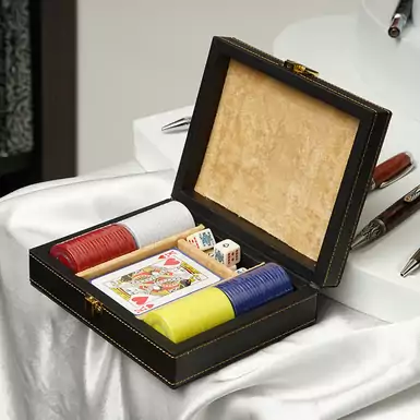 Poker set "Gentleman" by Anframa, покерний набір покерный набор