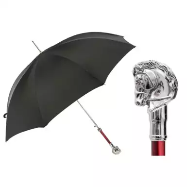 Men's umbrella "Silver horse" by Pasotti
