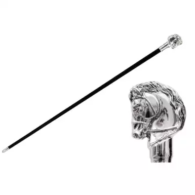 Cane "Silver horse" by Pasotti