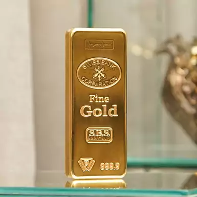 Декоративная статуэтка "Слиток золота"
