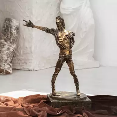 Bronze sculpture "Michael Jackson" by Olesya Danilyuk