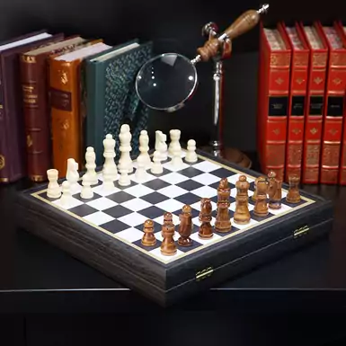 4 in 1 Board Game Set (Chess, Backgammon, Ludo, Snakes and Ladders) by Manopoulos