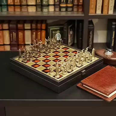Exclusive chess «Greek mythology» from Manopoulos