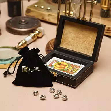 Card set "Victory" by Anframa (hand gilding)