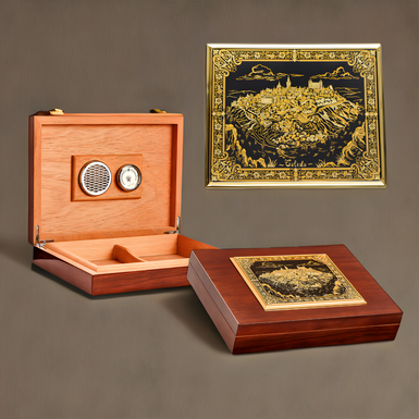 Humidor "Toledo" by Anframa (hand gilding)