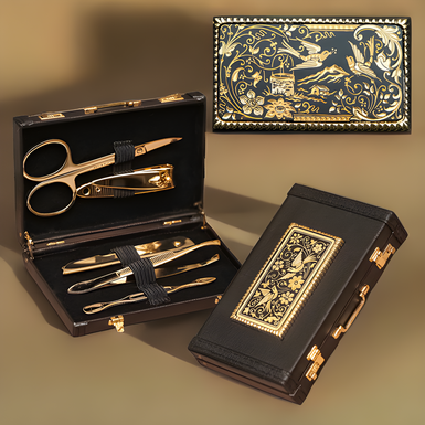 Set for manicure "Perfection" by Anframa (hand gilding)