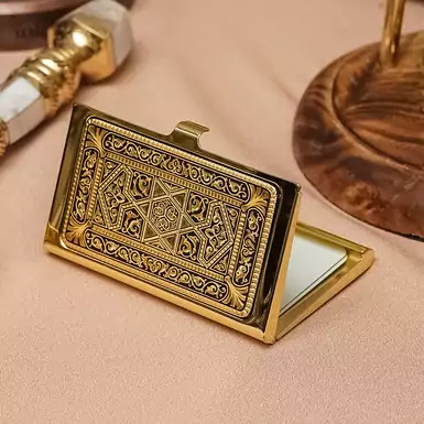 Card holder "Business box" by Anframa (hand gilding)