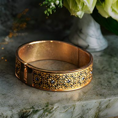 Bracelet "Galaxy" by Anframa (hand gilding)