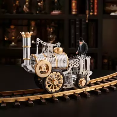 Steam locomotive with "Rocket" mechanism from Böhm