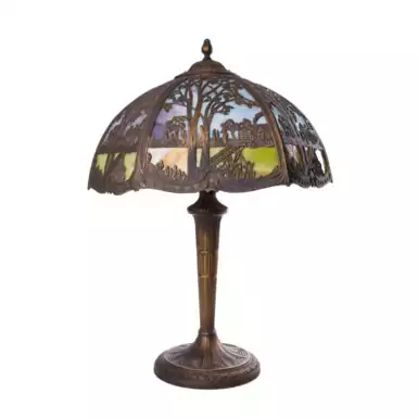 Table lamp "Openwork" by Edward Miller & Co