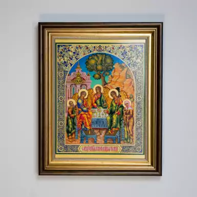 Icon "Trinity" by Svetlana Bogatova