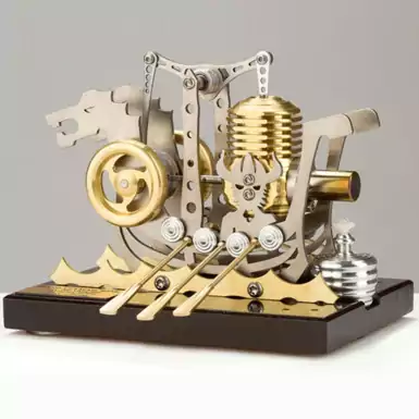 Ship with Stirling engine "Drakkar" from Böhm