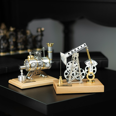 Stirling engine with sucker rod pump from Böhm
