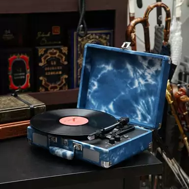 Cruiser Plus Portable Turntable with Bluetooth In/Out (indigo) by Crosley