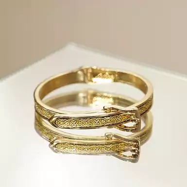 Bracelet "Isabel" by Anframa (hand gilding)