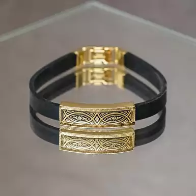 Bracelet "Charm" by Anframa (hand gilding)