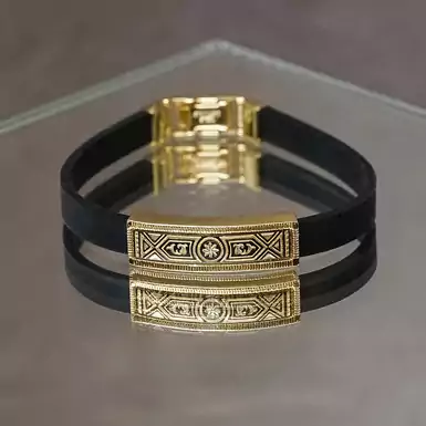Bracelet "Carmela" by Anframa (hand gilding)