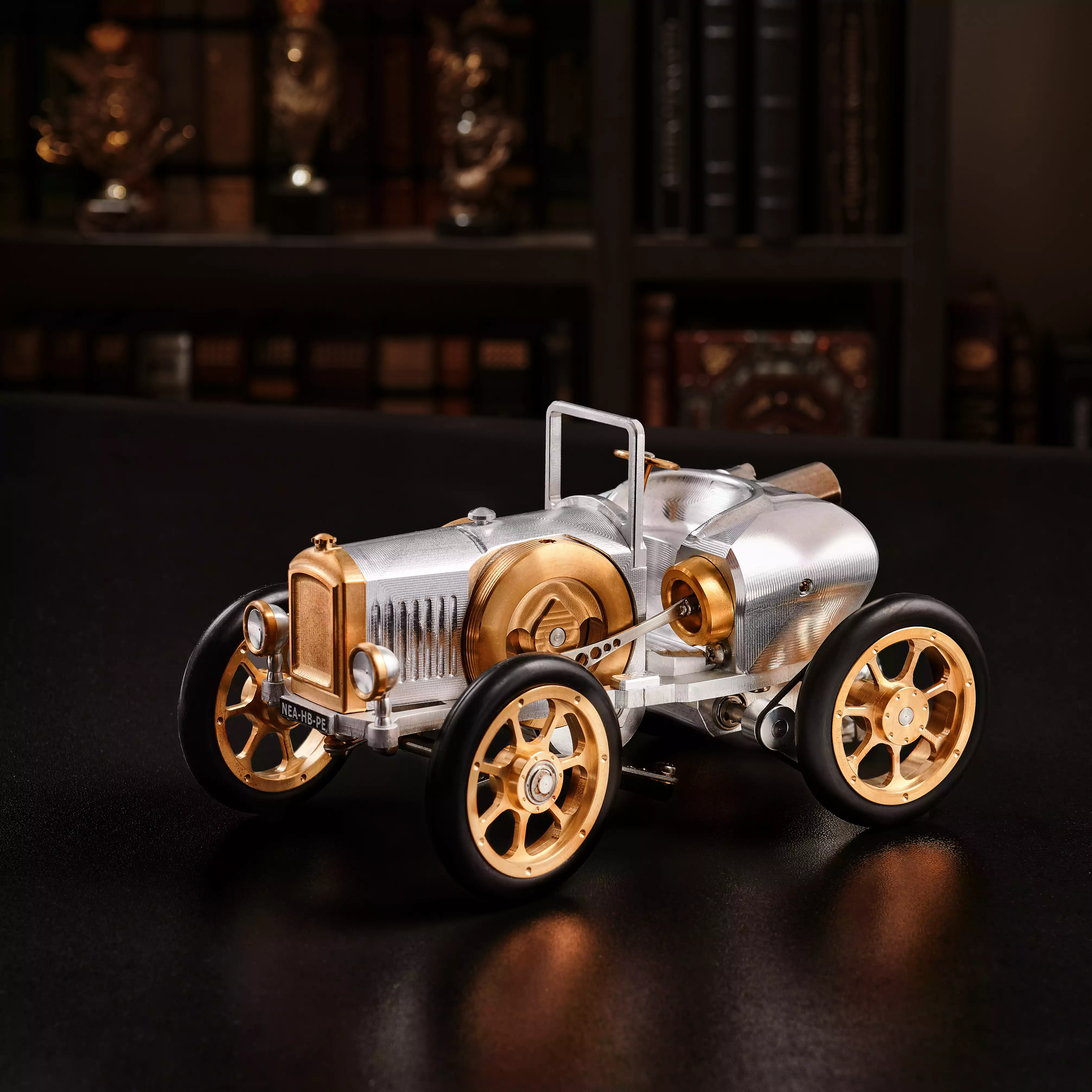 Peugeot Cabriolet model car with Stirling engine by Böhm