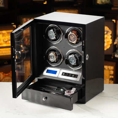 Box for winding 4 and storing 3 watches "Orion" by Asen