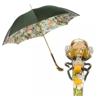 Luksusowy damski parasol w kształcie pszczół marki Pasotti