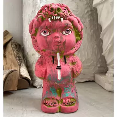 Handmade figurine "Baby" (pink)
