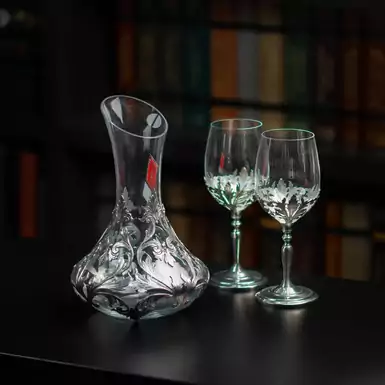 Gift set "Suite" (decanter and two glasses) by Freitas & Dores