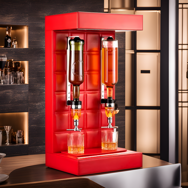Personal bar "Rosé" in red