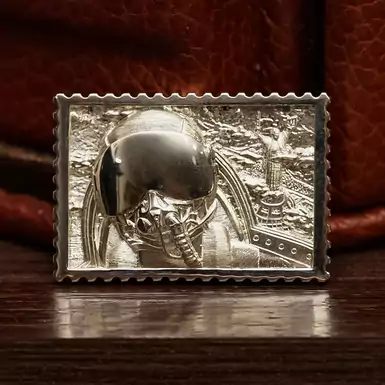 Decorative stamp "Ghost of Kyiv"