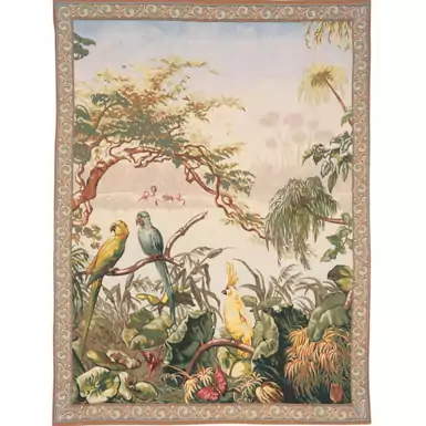 Tapestry "Exotiques" (190x145 cm) by Jules Pansu