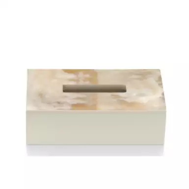 Natural horn napkin holder "Imola" (ivory) by Arca Horn