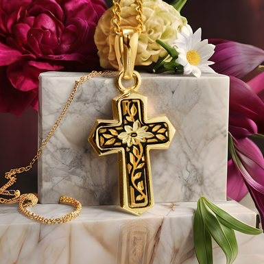 Pendant twisted cross by Anframa
