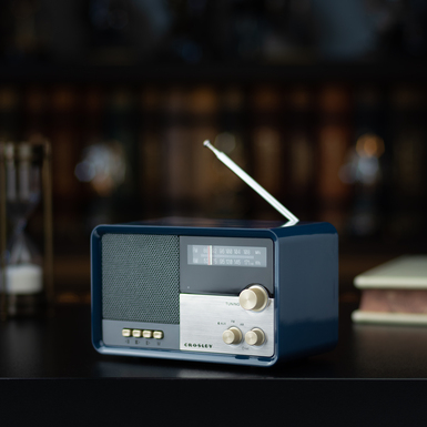 Crosley Tribute AM/FM Radio - Navy
