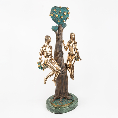 Author's bronze sculpture "Adam and Eve" by Ozyumenko brothers