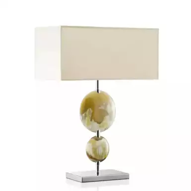 Table lamp "Vittoria" in natural horn by Arca Horn