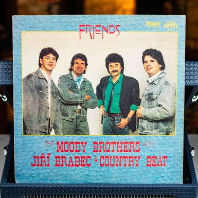 Vinyl Record The Moody Brothers With Jiri Brabec & Country Beat – Friends (1989)